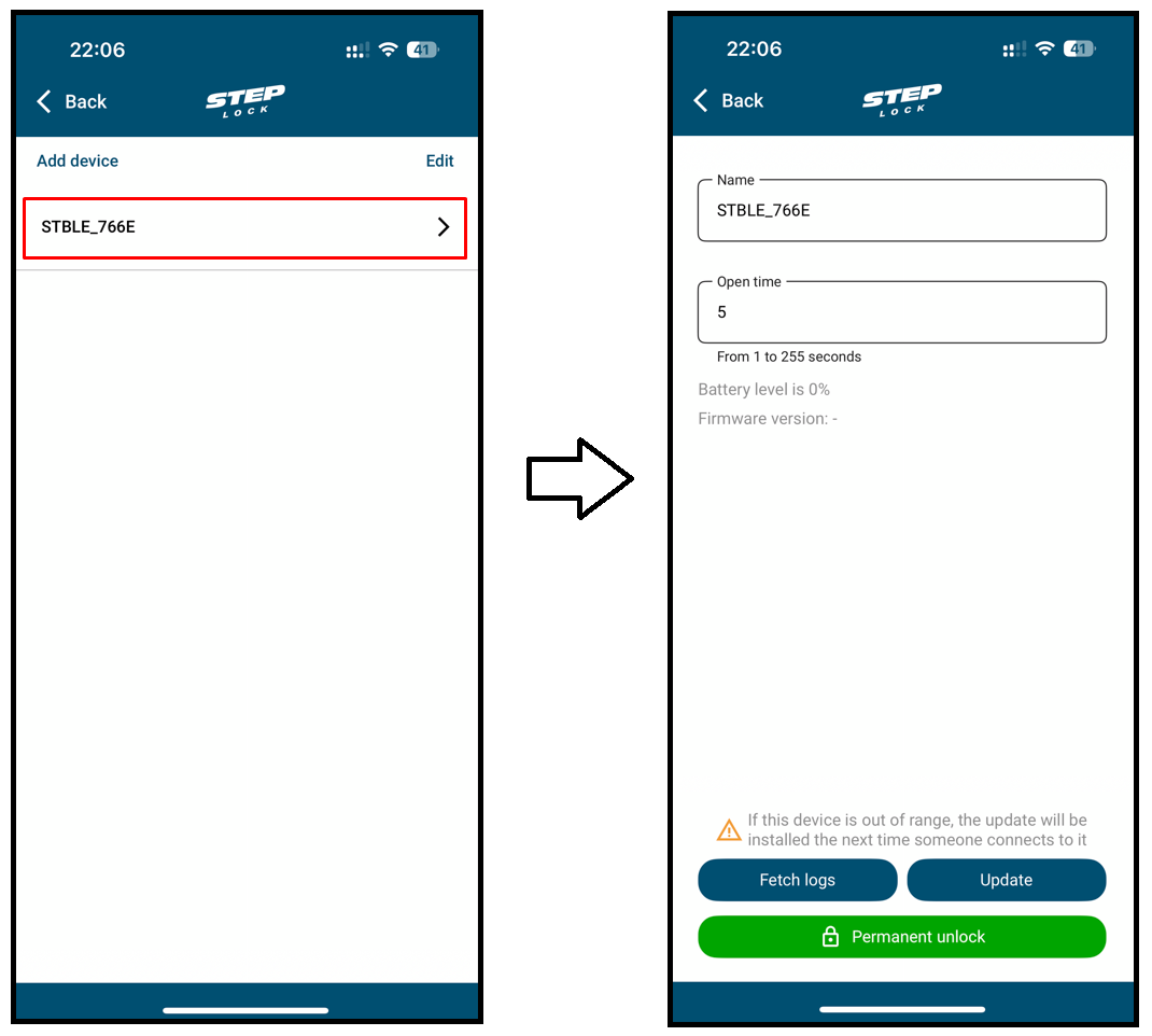 Steplock Lite App – StepLock Access