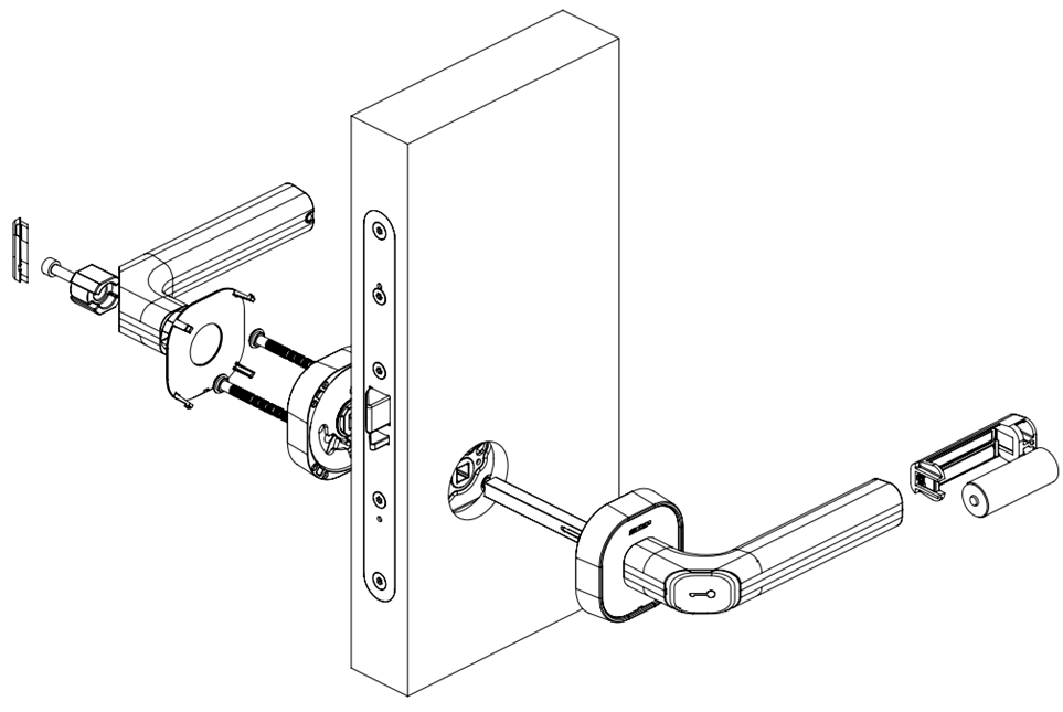 ST2012 Handle reader - Installation manual – StepLock Access